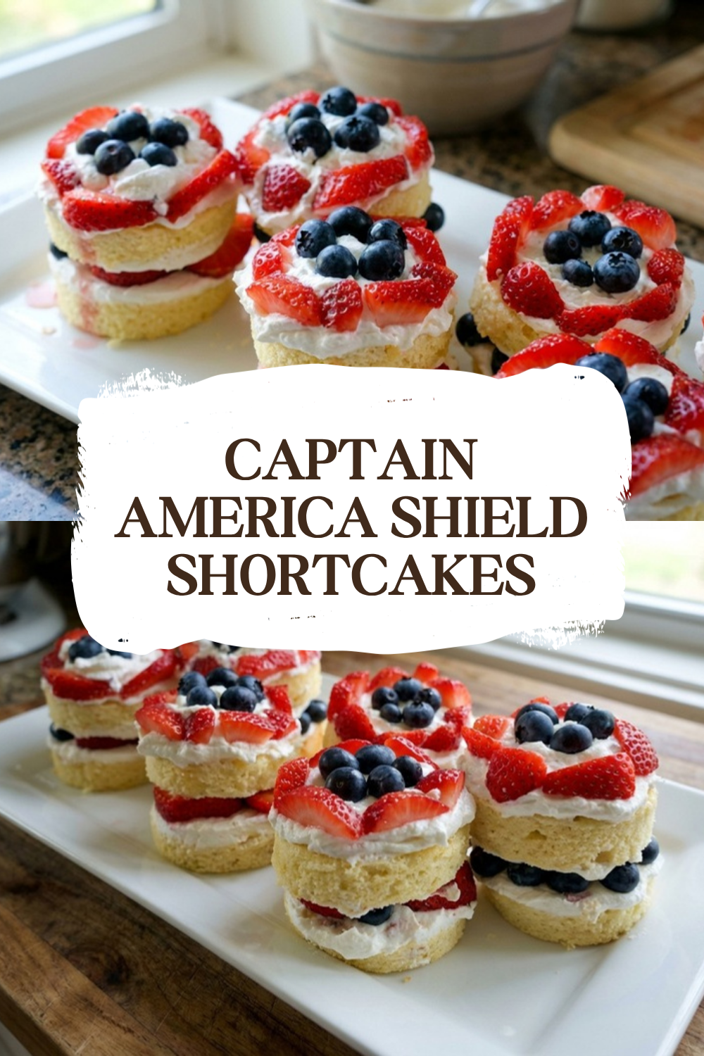 Captain America Shield Shortcakes