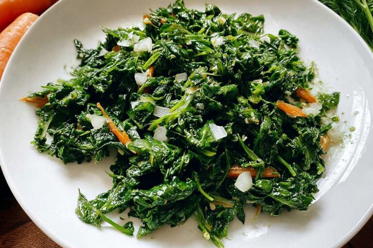 Carrot Greens Stir Fry Recipe 84.Png