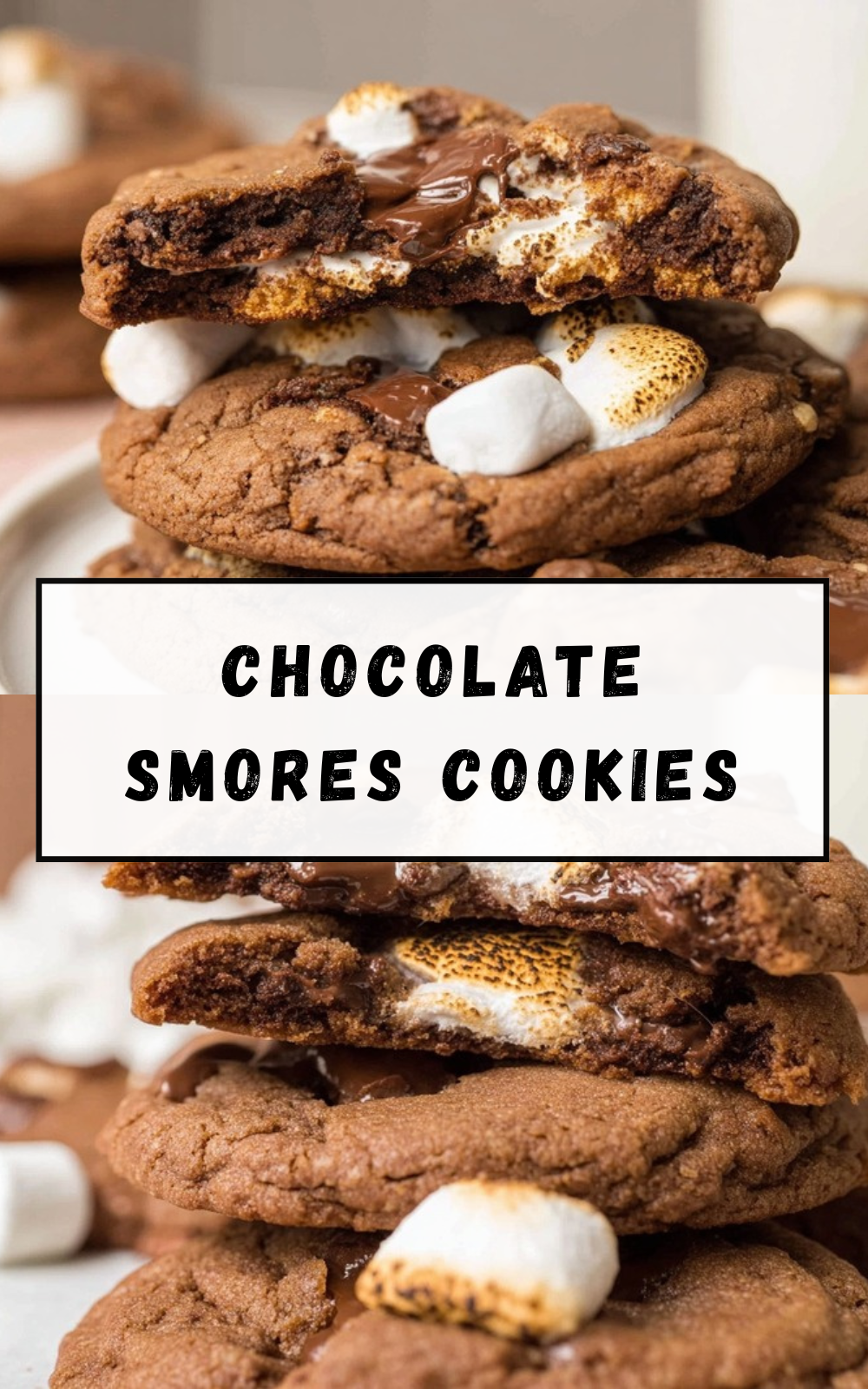 Chocolate Smores Cookies