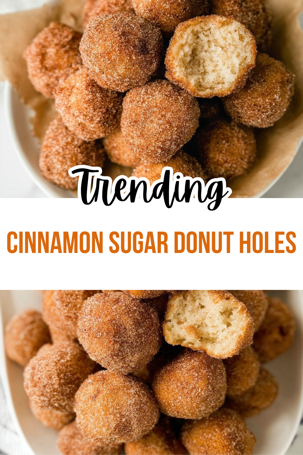 Cinnamon Sugar Donut Holes