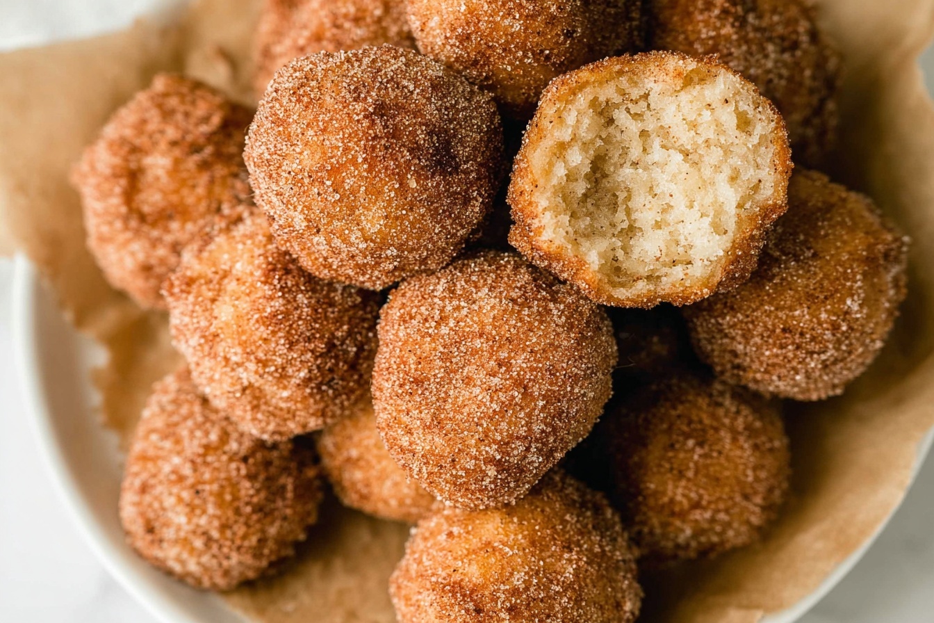 Cinnamon Sugar Donut Holes