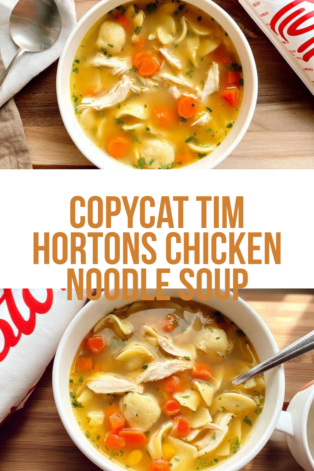 Copycat Tim Hortons Chicken Noodle Soup