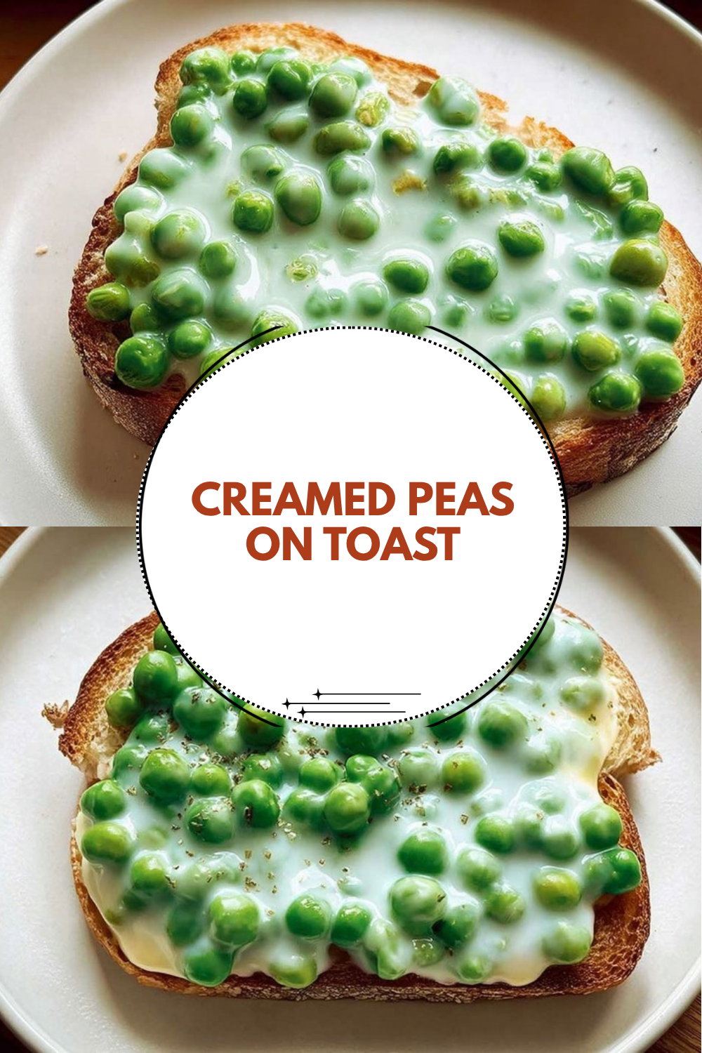 Creamed Peas On Toast