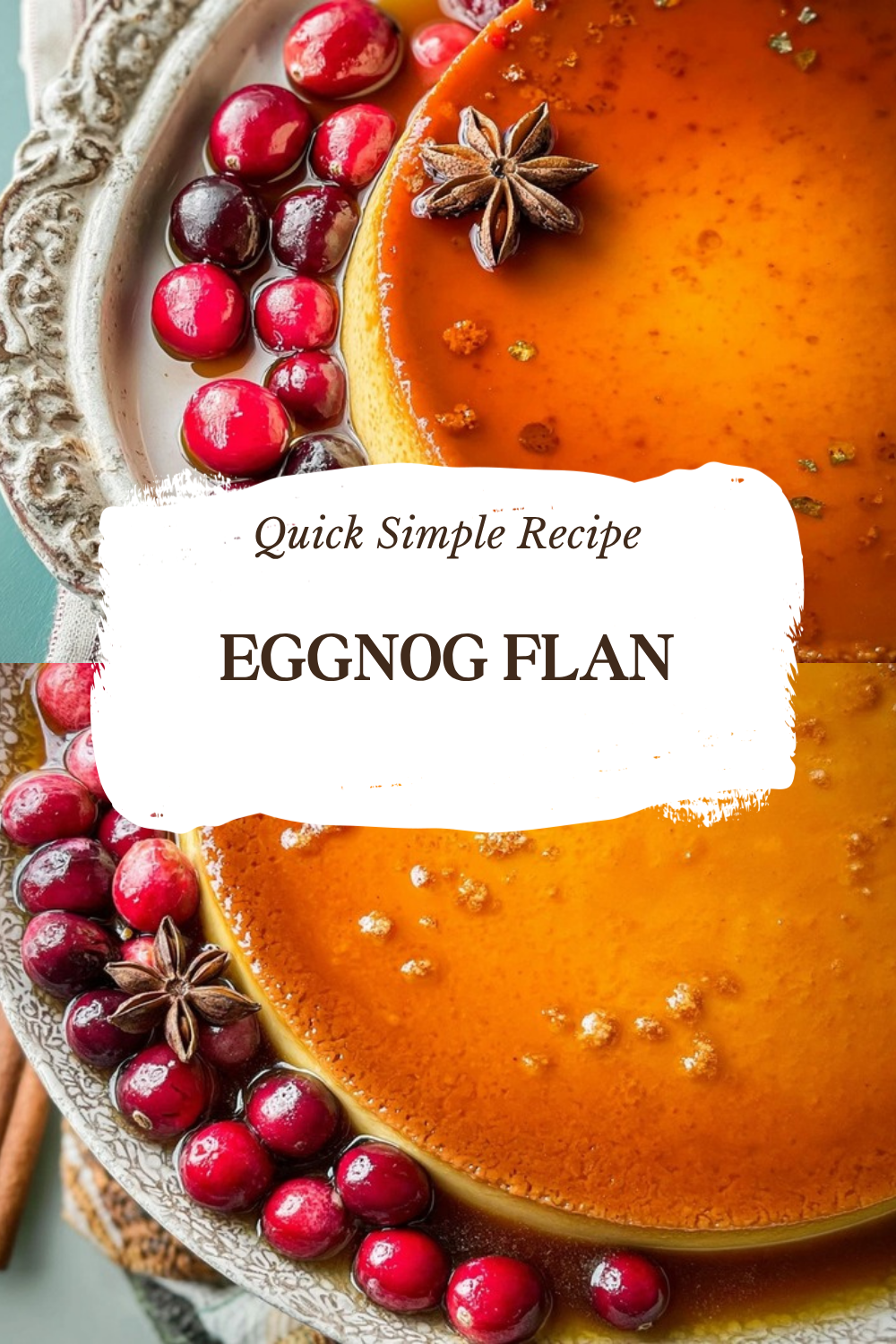Eggnog Flan
