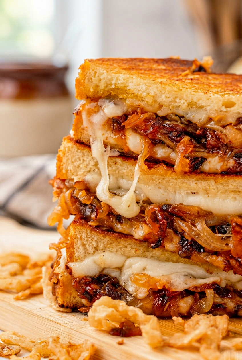 French Onion Grilled Cheese