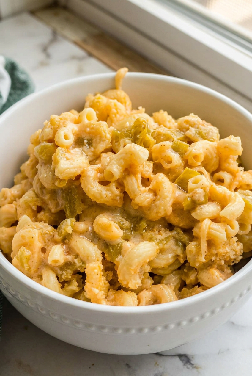Green Chile Mac And Cheese