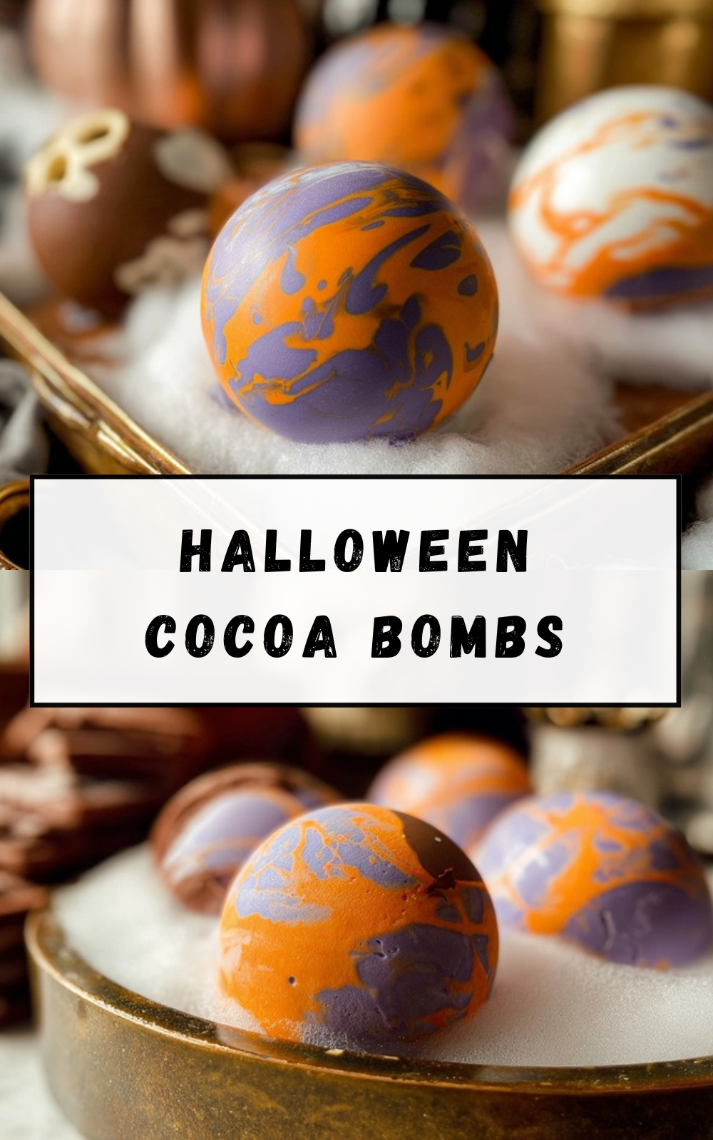 Halloween Cocoa Bombs
