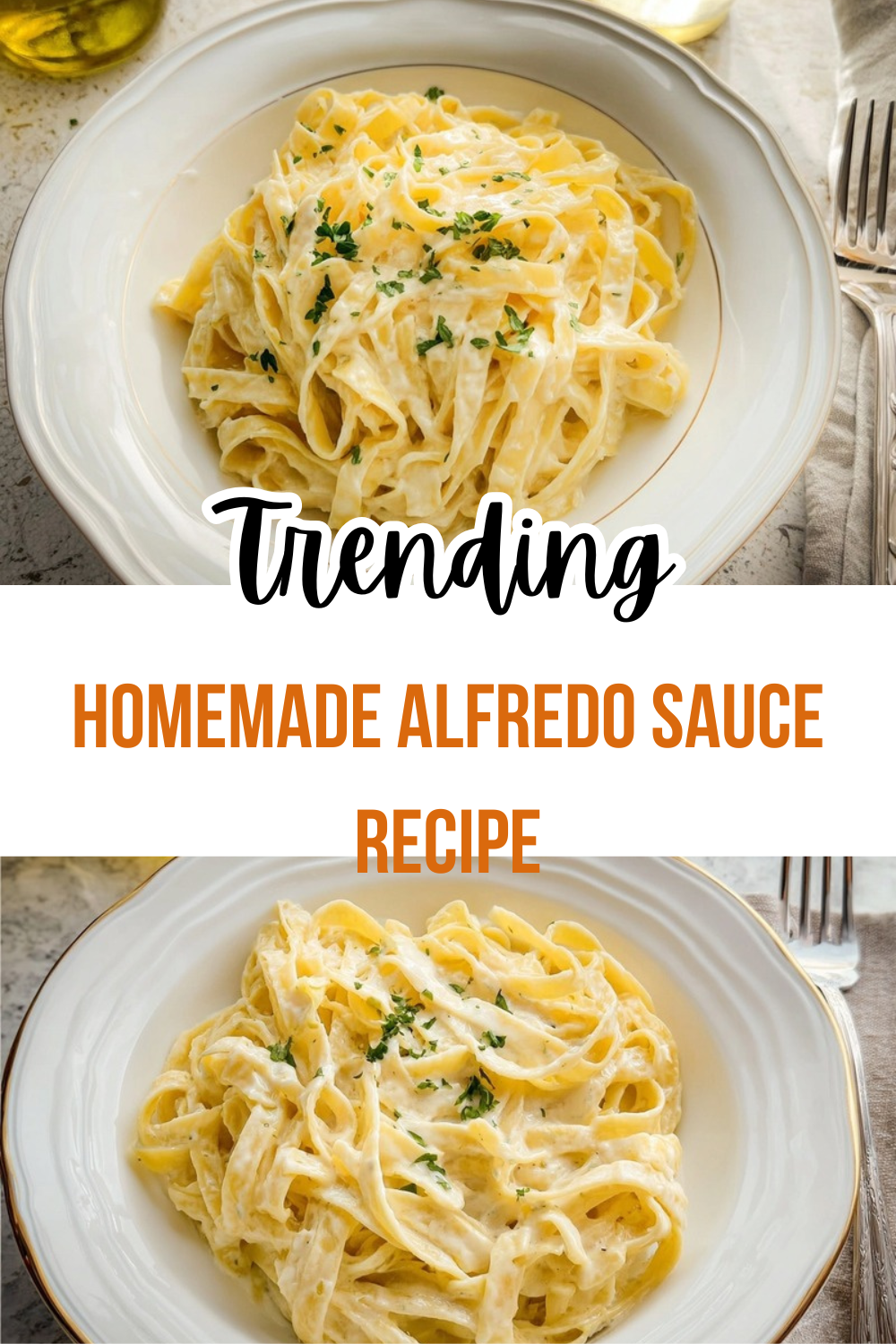 Homemade Alfredo Sauce Recipe