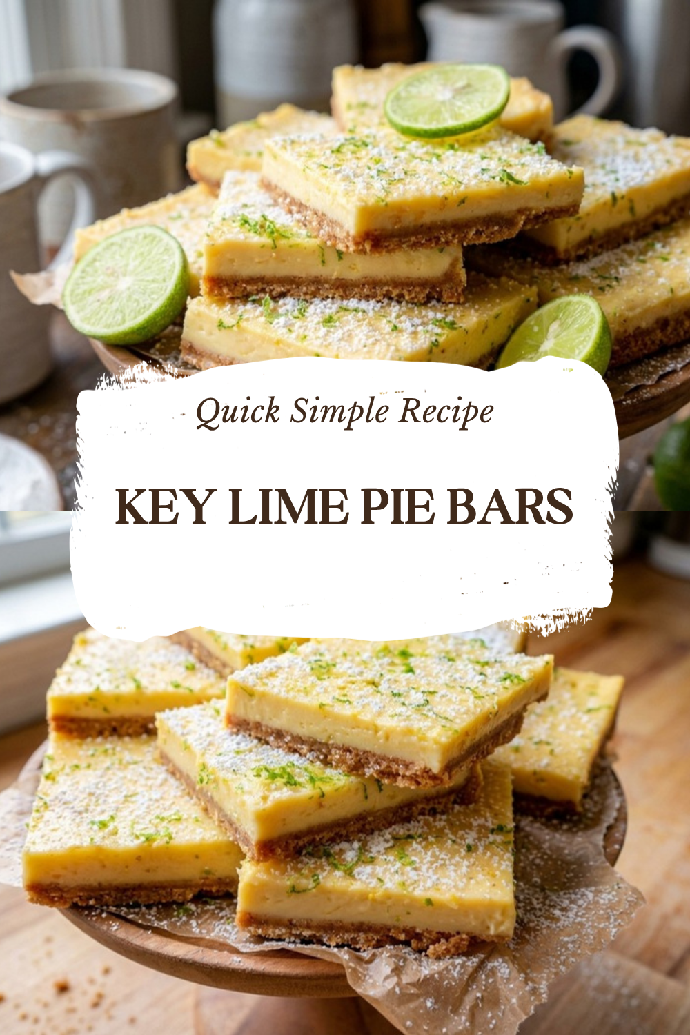 Key Lime Pie Bars
