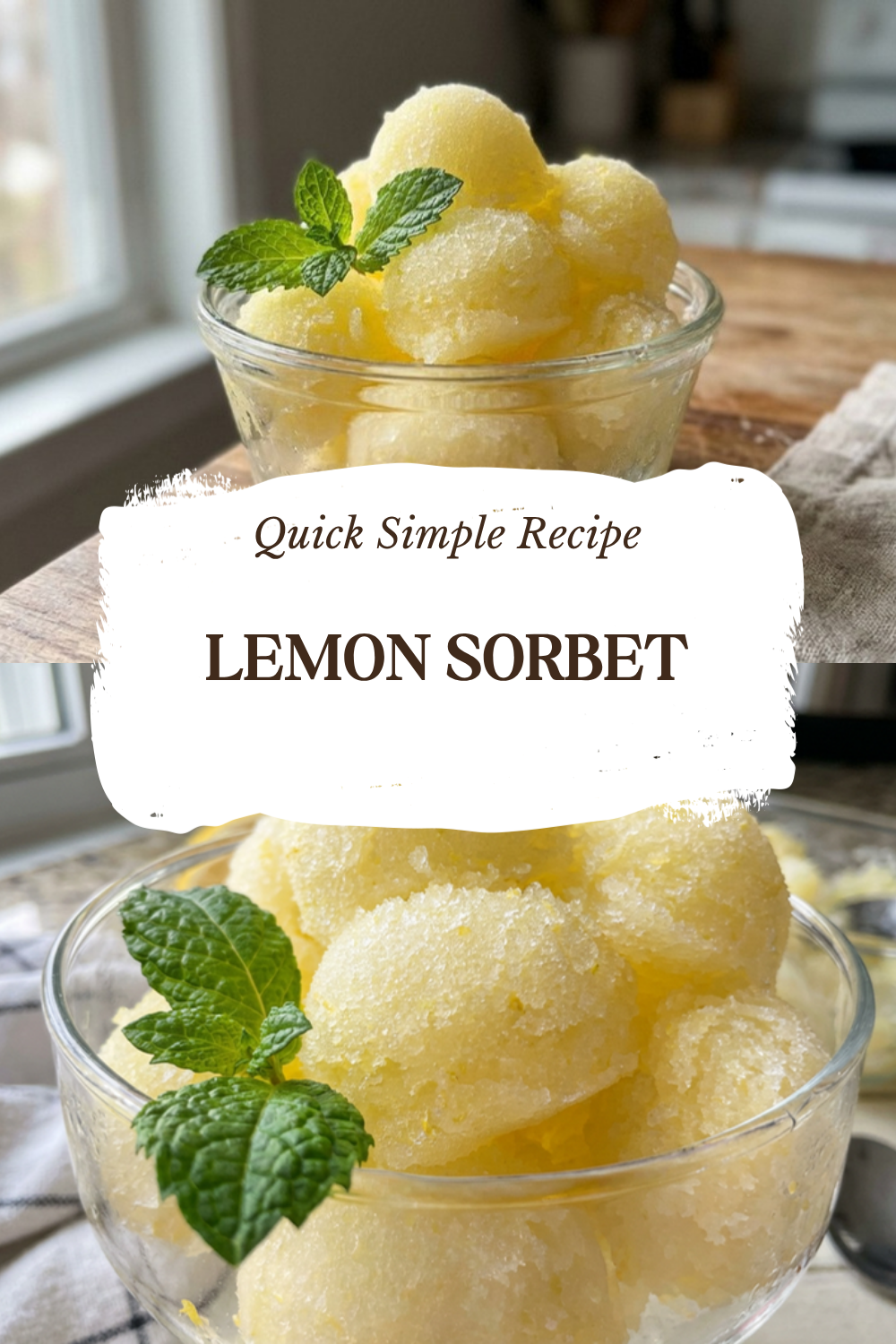 Lemon Sorbet