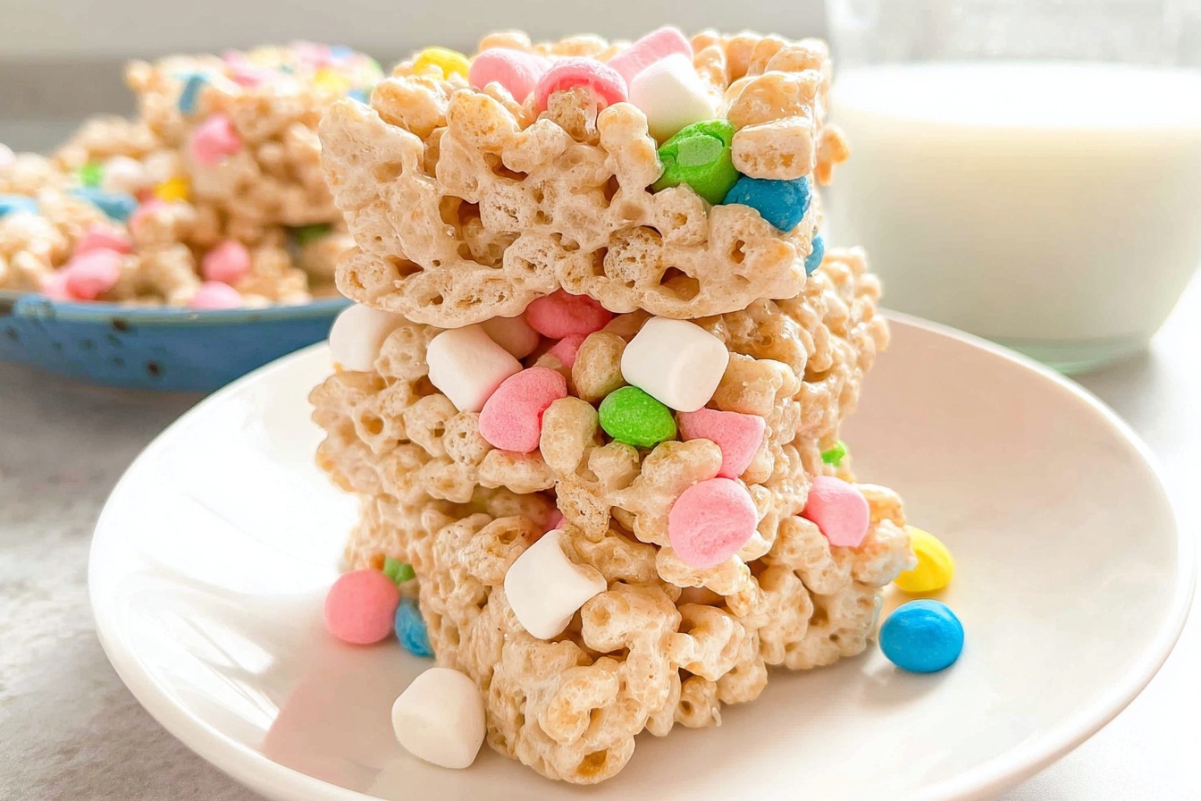 Lucky Charm Marshmallow Treats