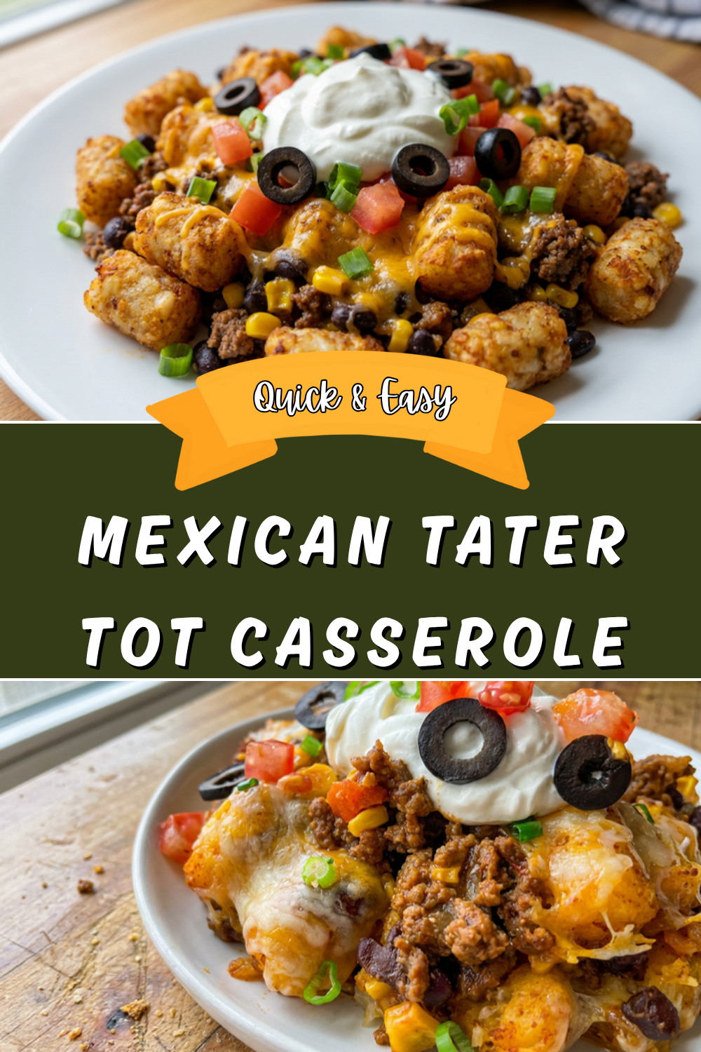 Mexican Tater Tot Casserole