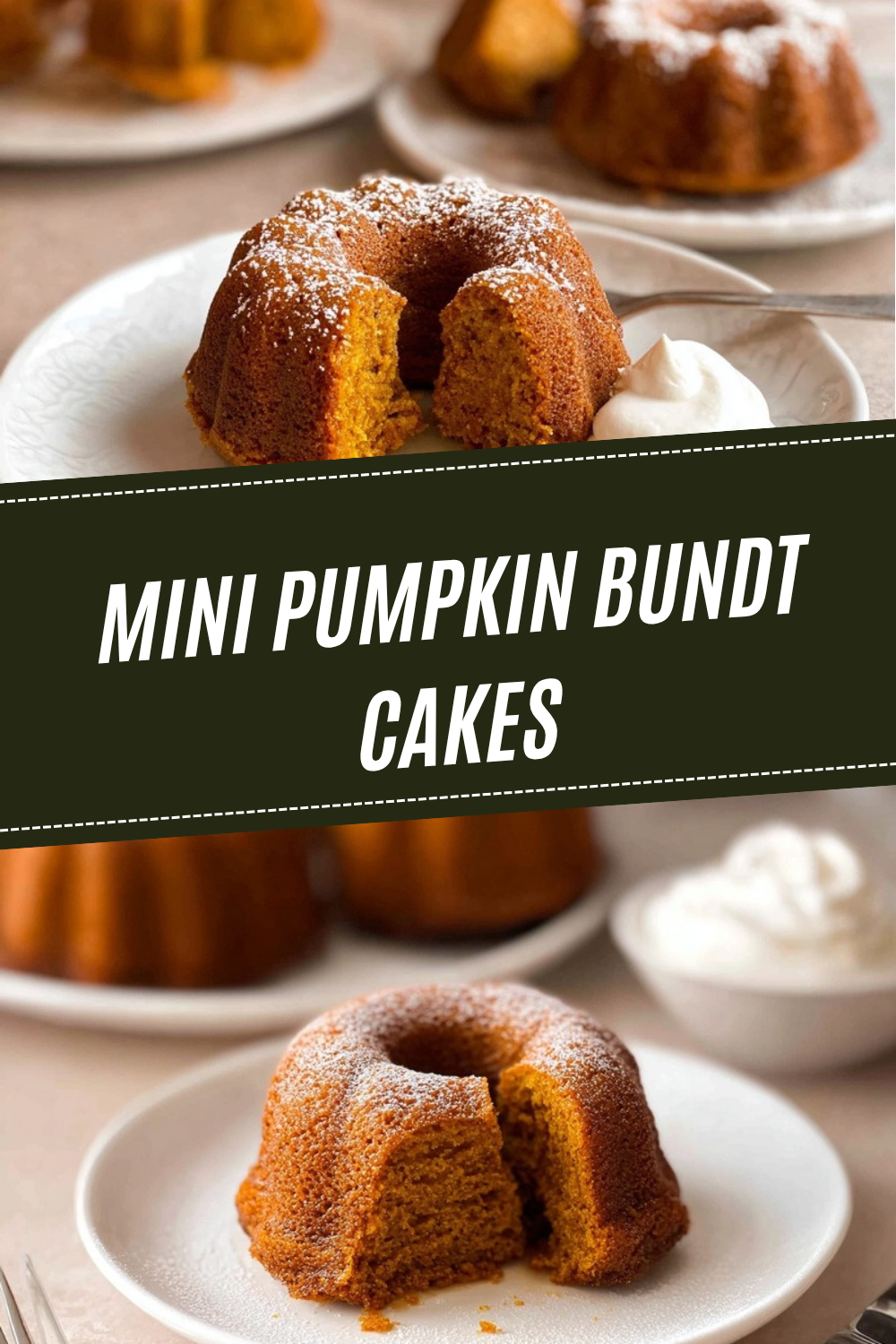 Mini Pumpkin Bundt Cakes