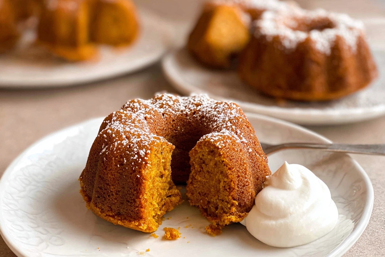 Mini Pumpkin Bundt Cakes