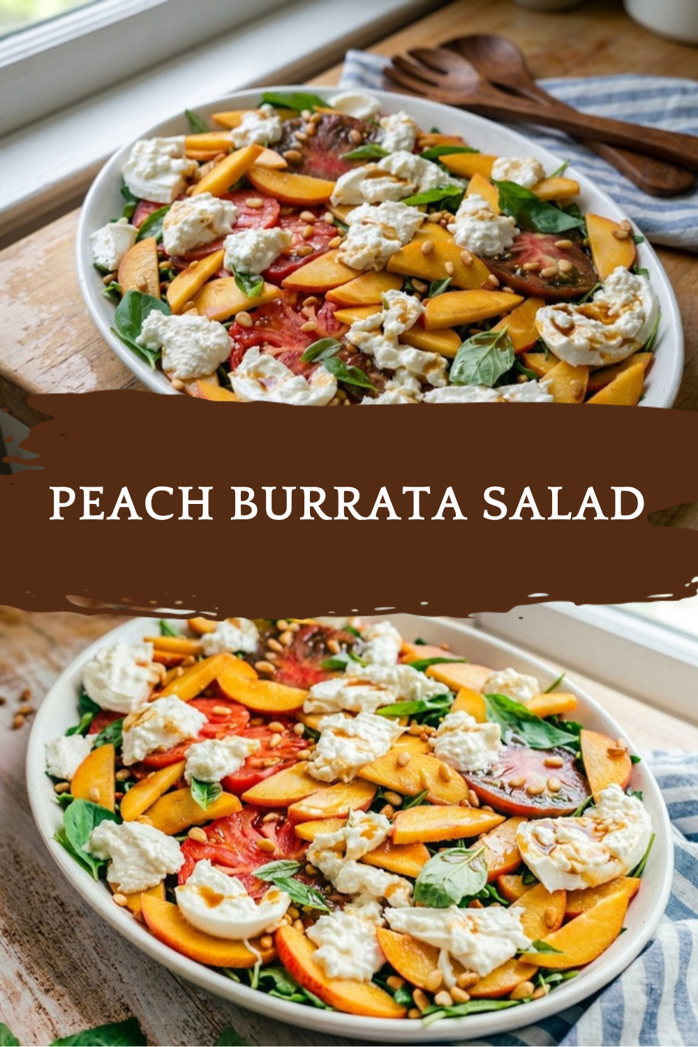 Peach Burrata Salad