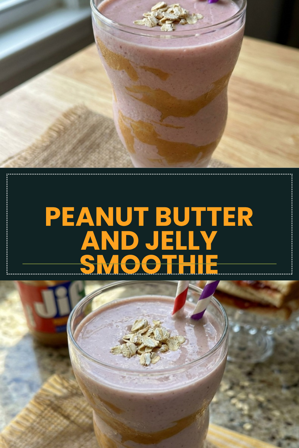 Peanut Butter And Jelly Smoothie