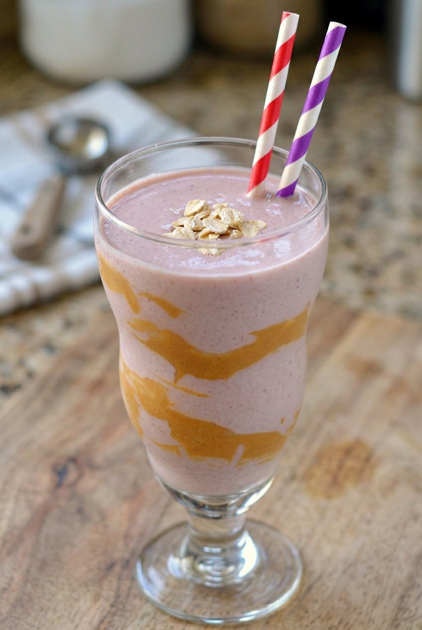 Peanut Butter And Jelly Smoothie
