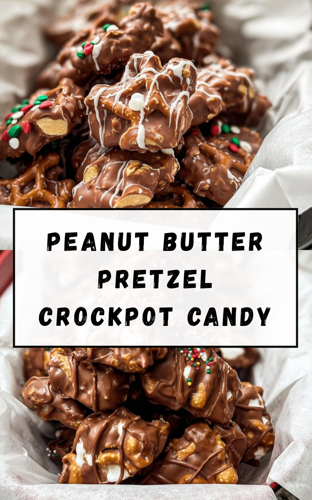 Peanut Butter Pretzel Crockpot Candy