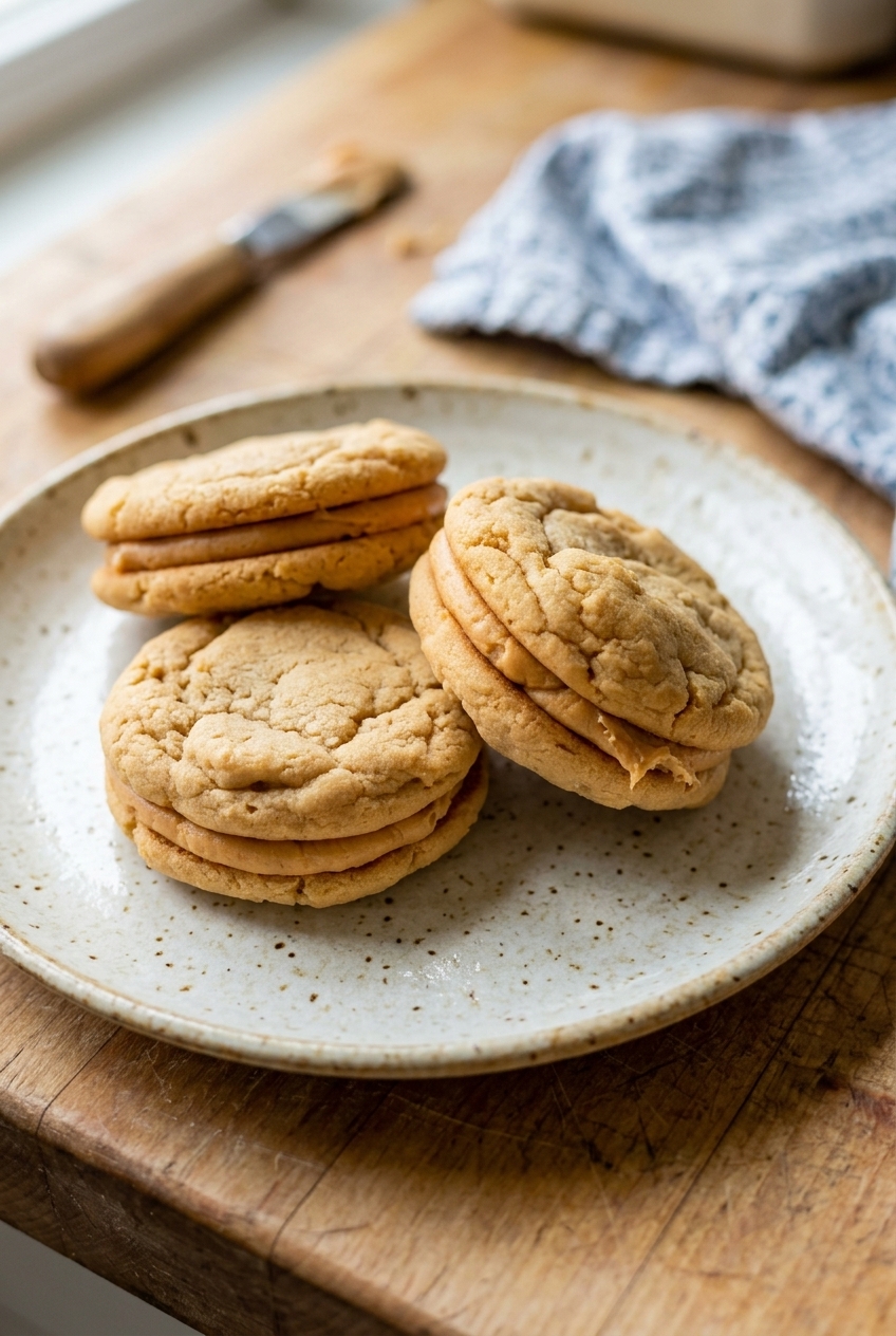 Peanut Butter Sandwich Cookies