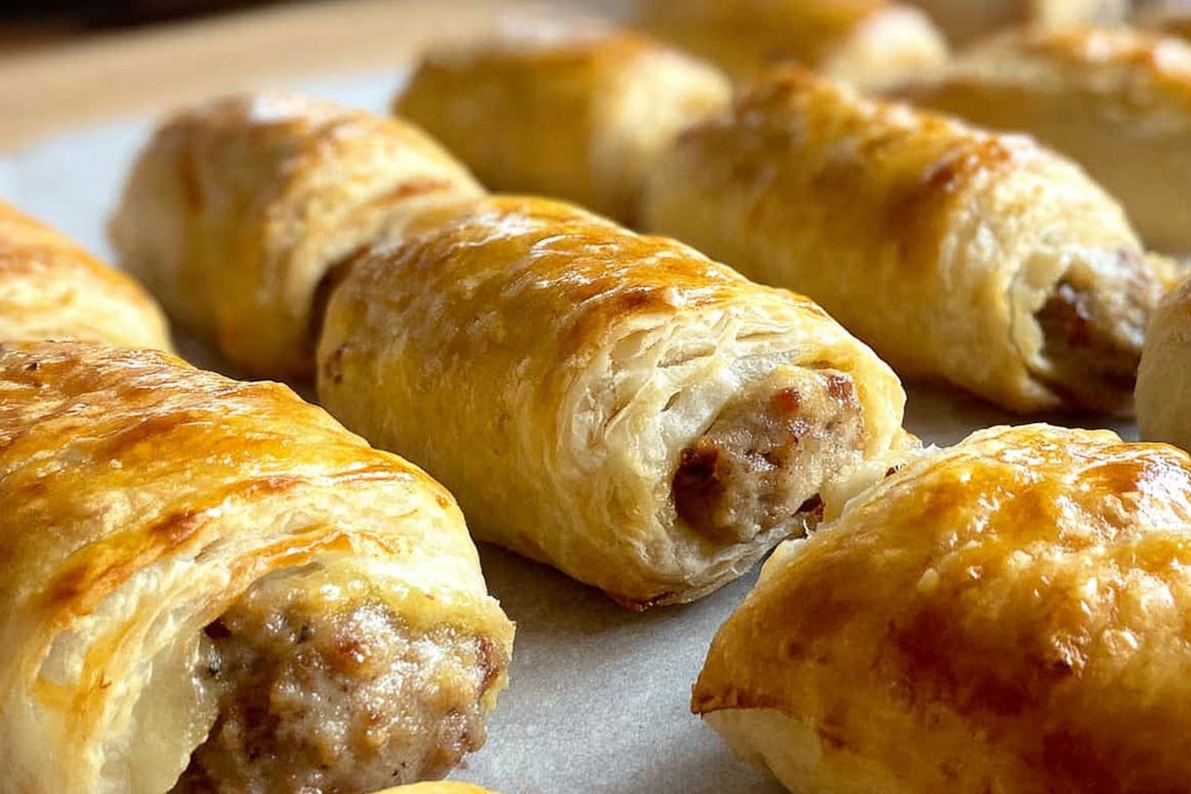 Puff Pastry Sausage Rolls