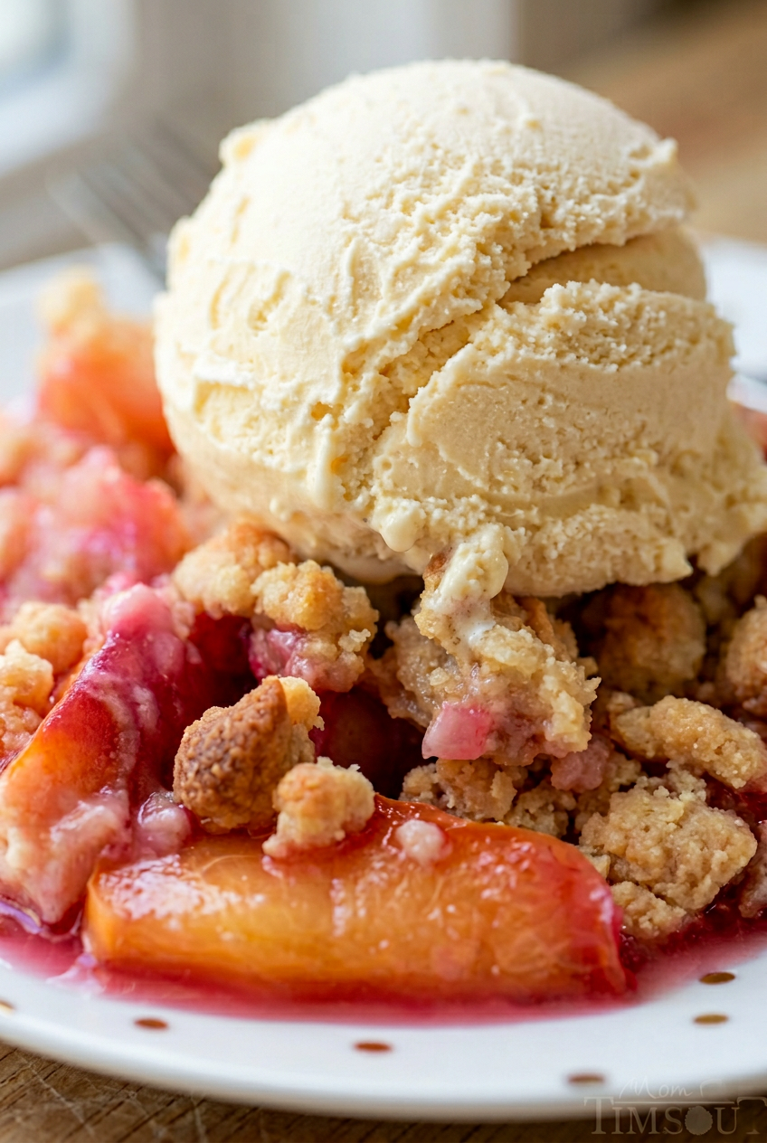 Raspberry Peach Crumble Recipe