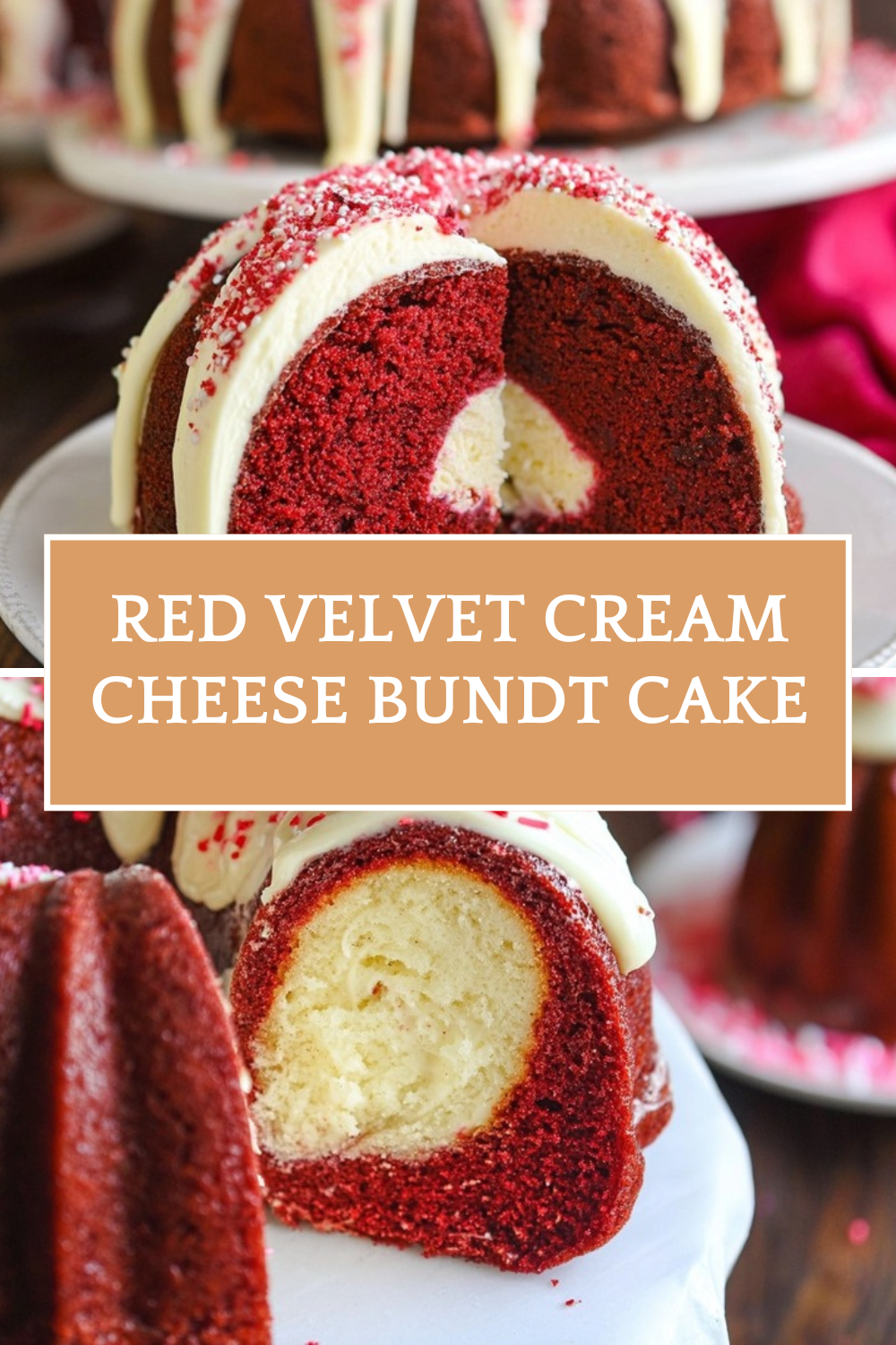 Red Velvet Cream Cheese Bundt Cake