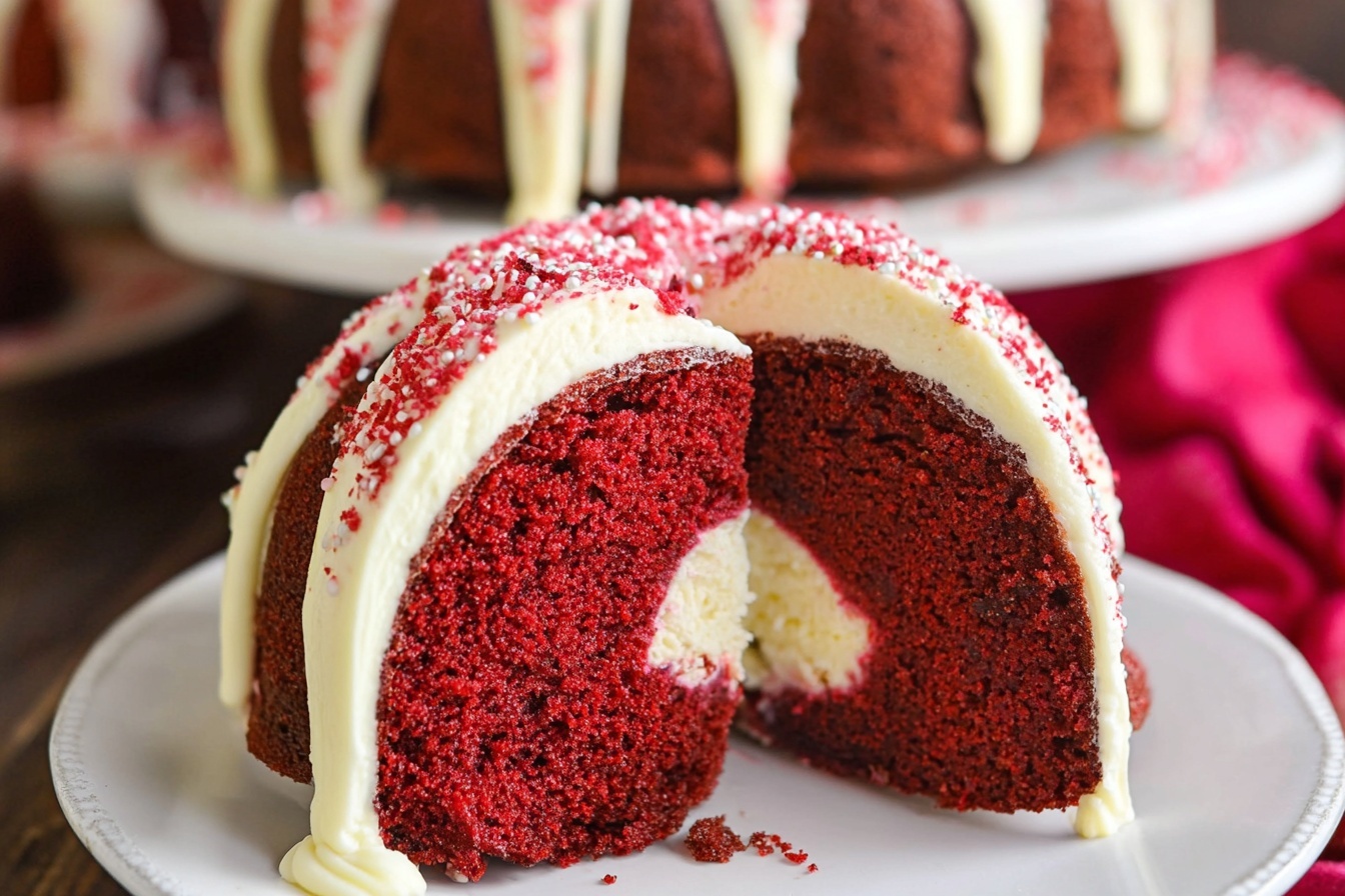 Red Velvet Cream Cheese Bundt Cake