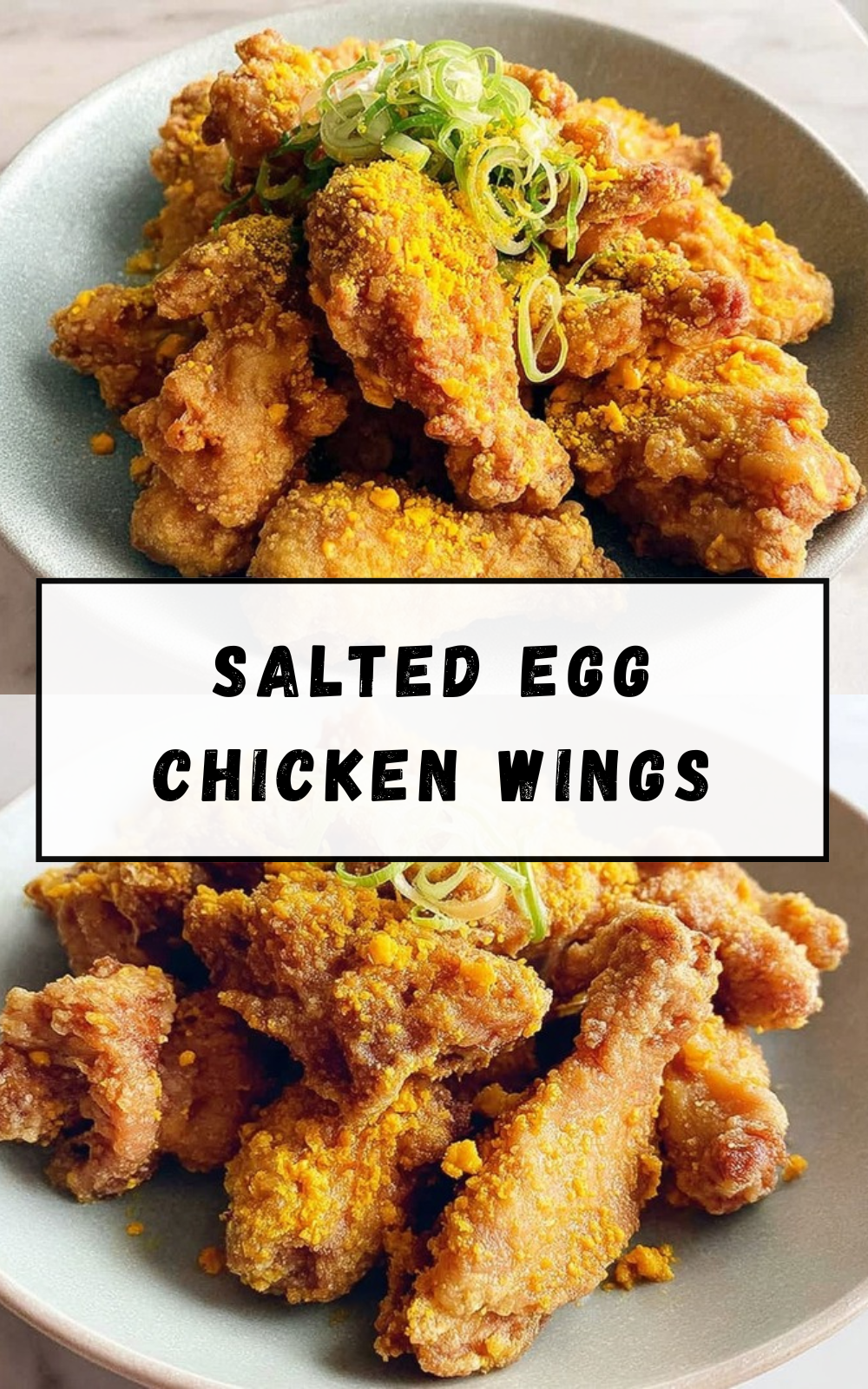 Salted Egg Chicken Wings