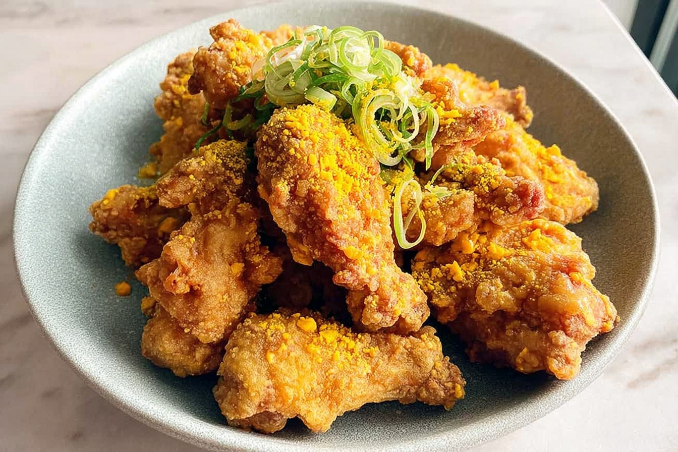 Salted Egg Chicken Wings