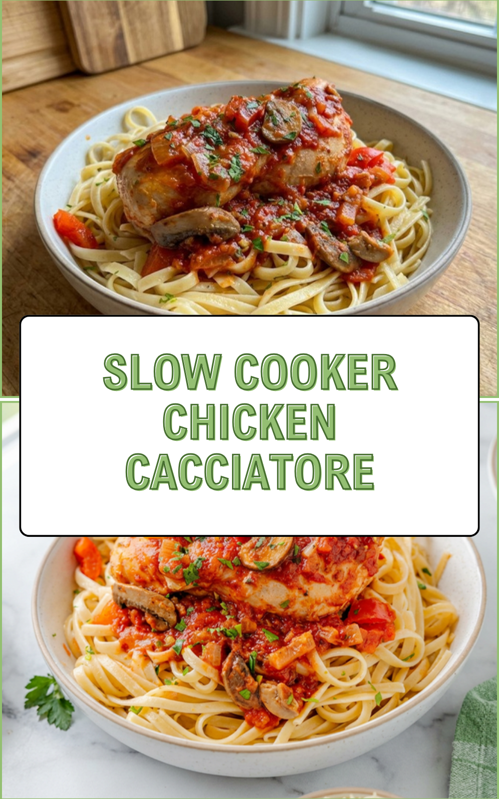 Slow Cooker Chicken Cacciatore