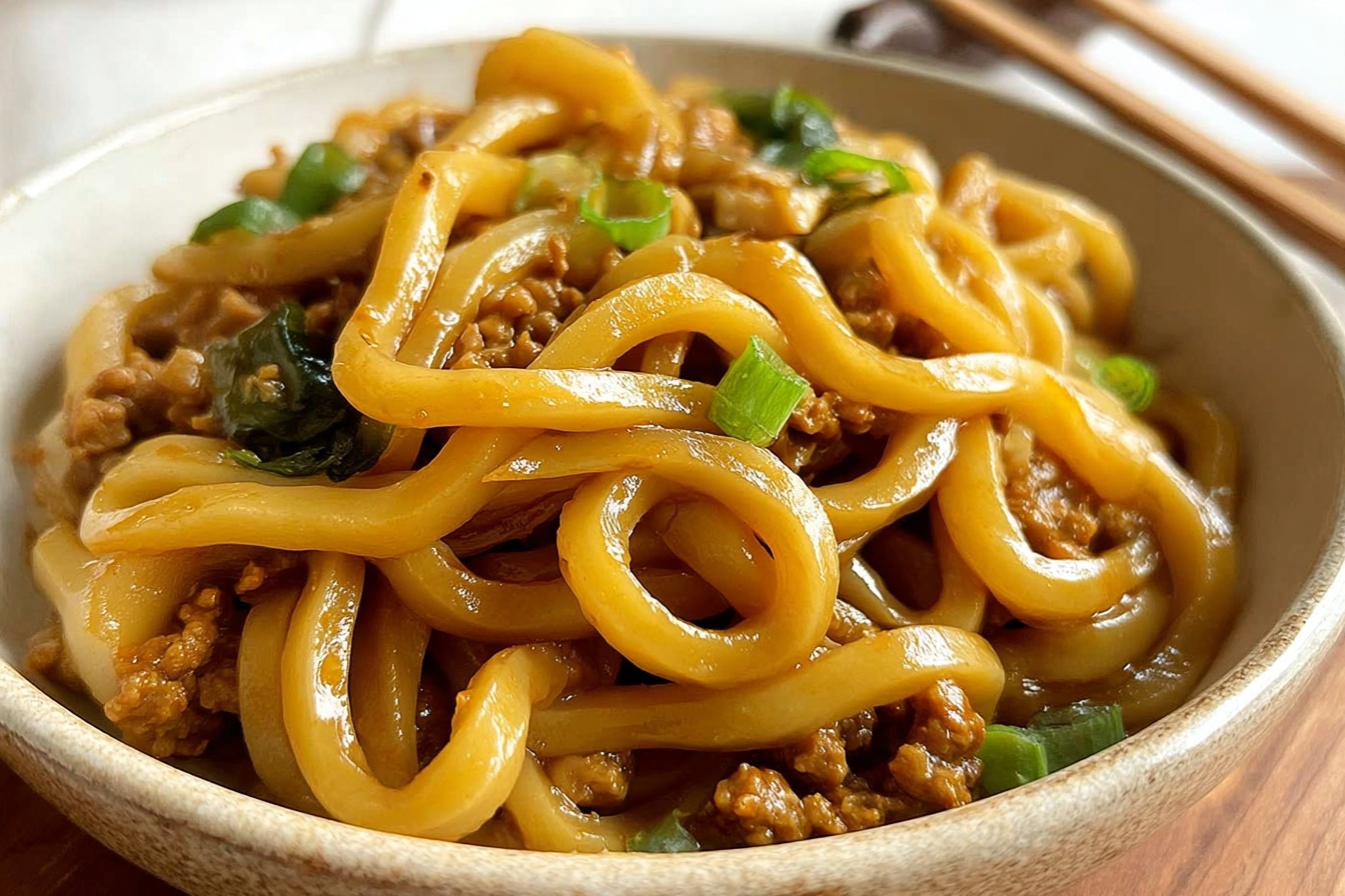 Stir Fried Udon Noodles