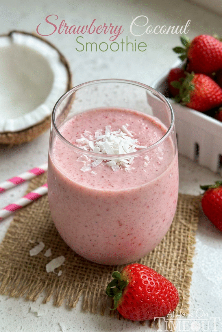 Strawberry Coconut Smoothie 34.Png