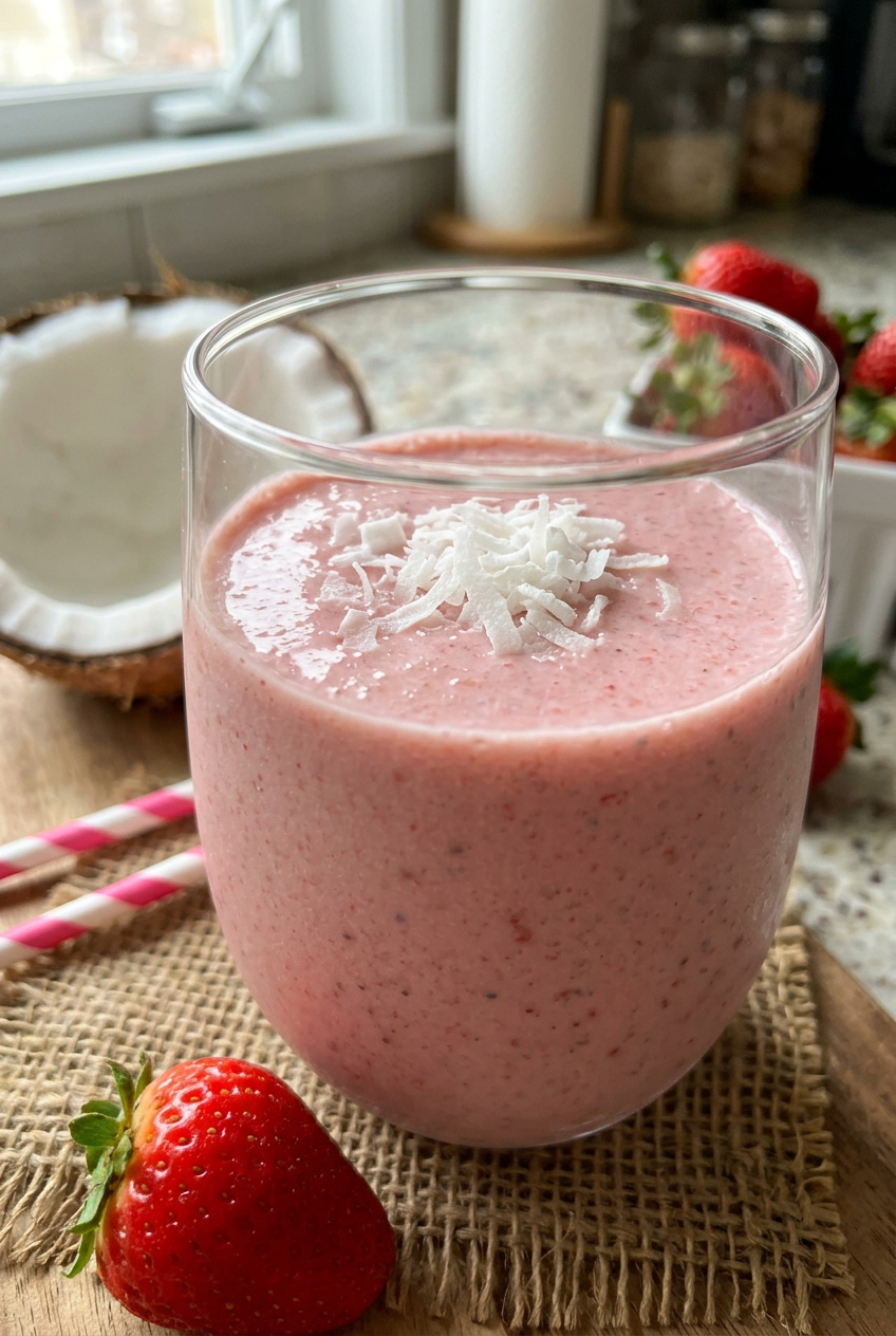 Strawberry Coconut Smoothie