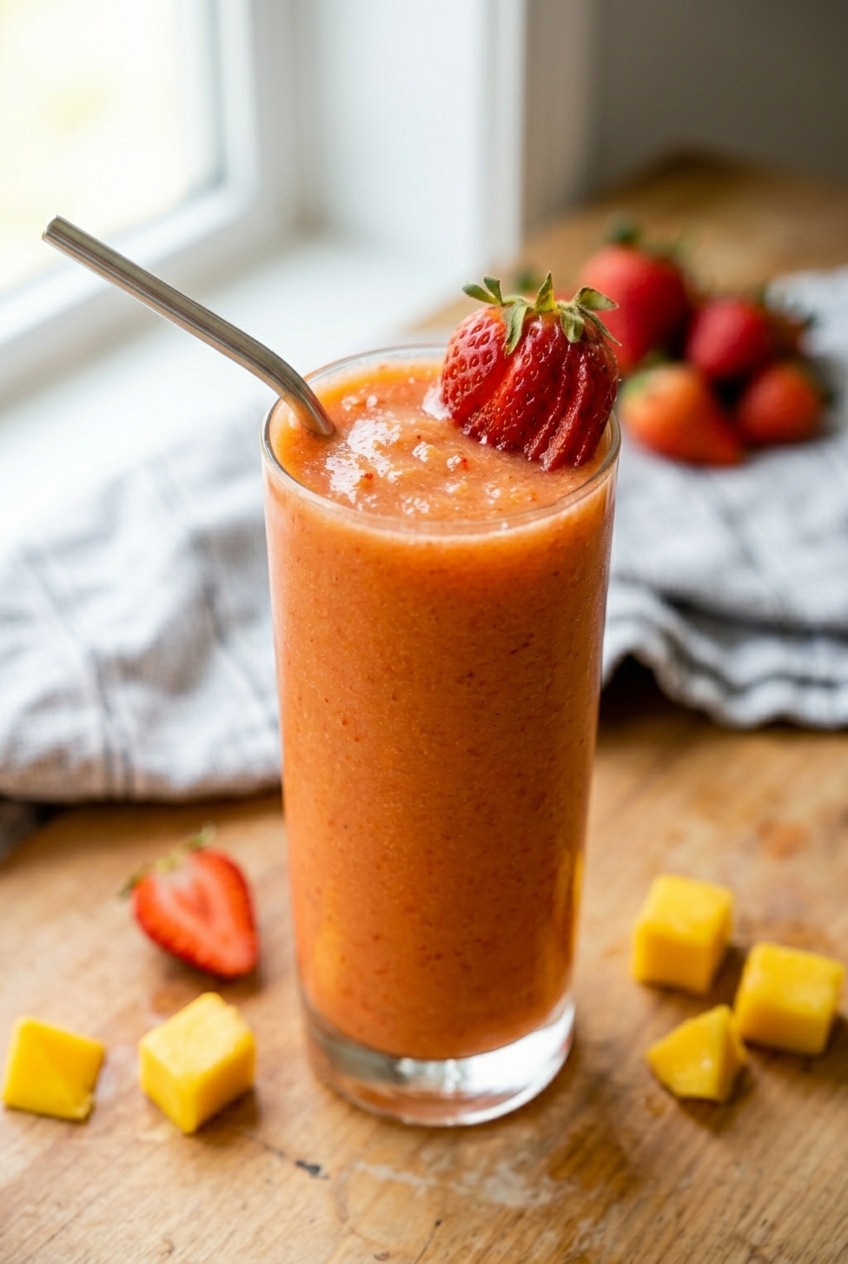 Strawberry Mango Smoothie Recipe