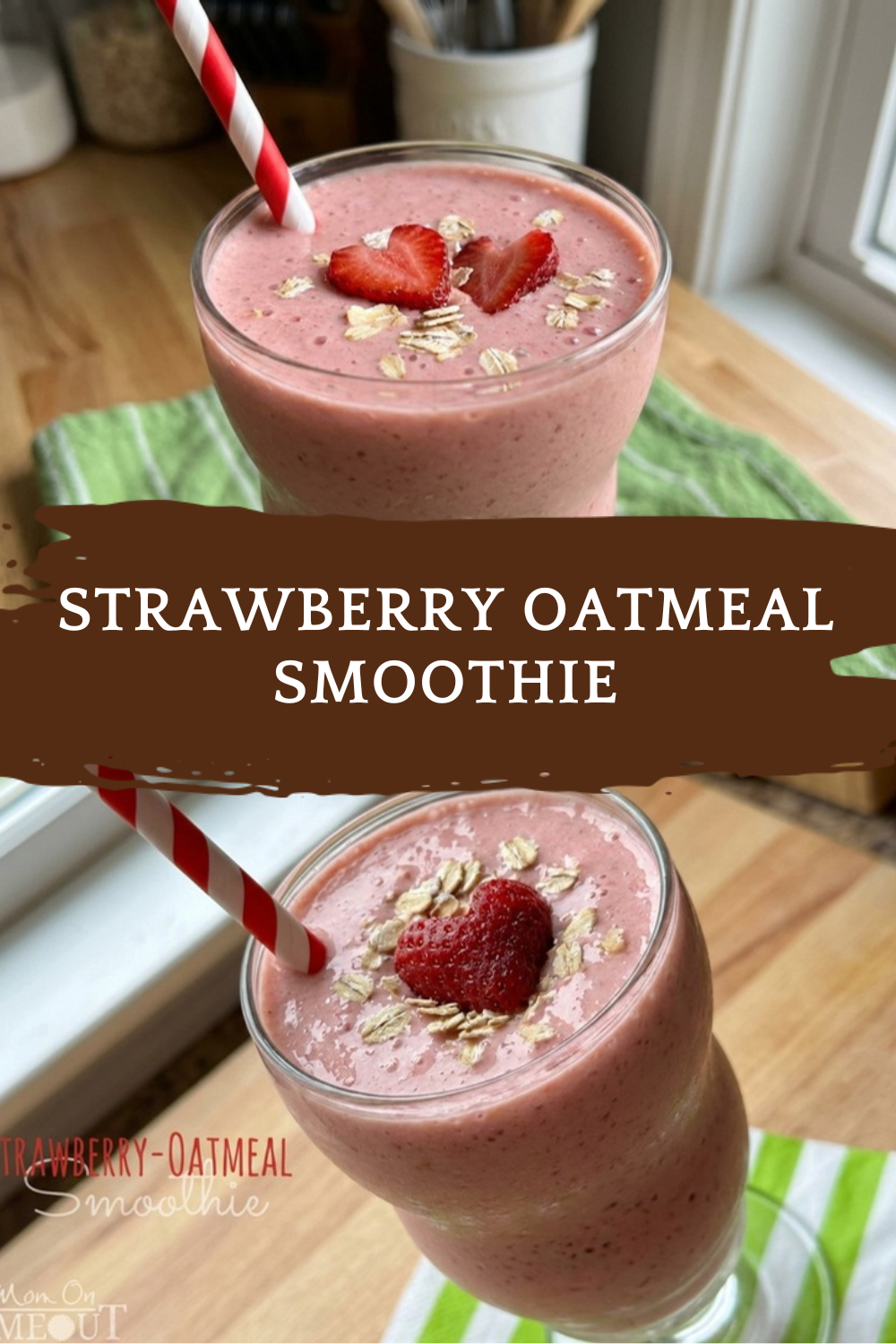 Strawberry Oatmeal Smoothie