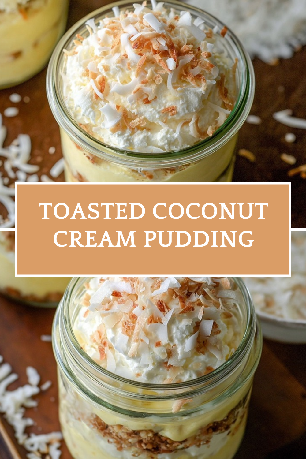 Toasted Coconut Cream Pudding