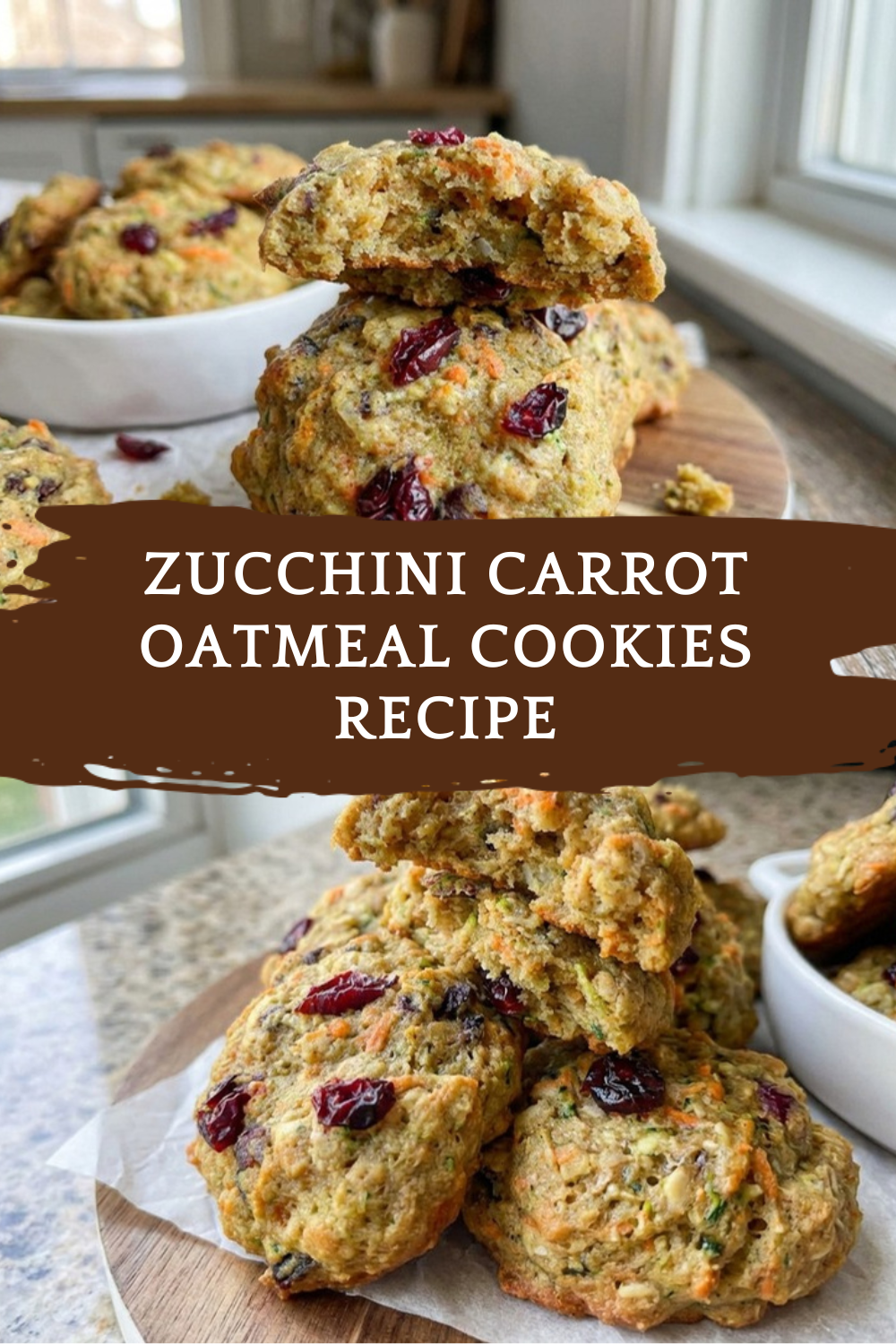 Zucchini Carrot Oatmeal Cookies Recipe