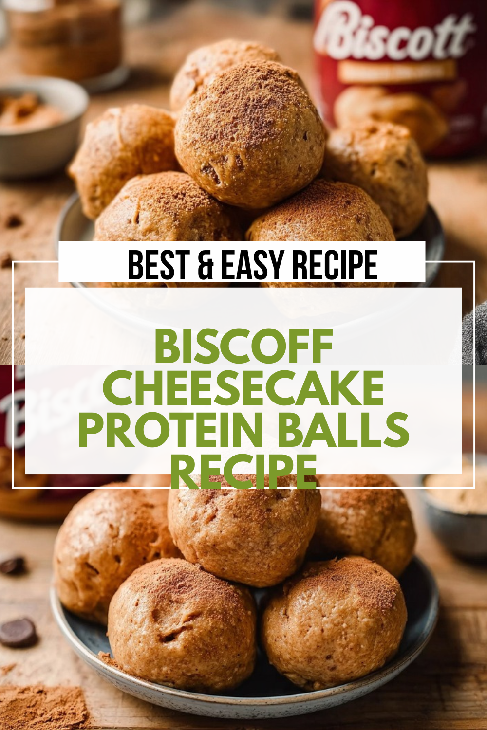 Biscoff Cheesecake Protein Balls Recipe