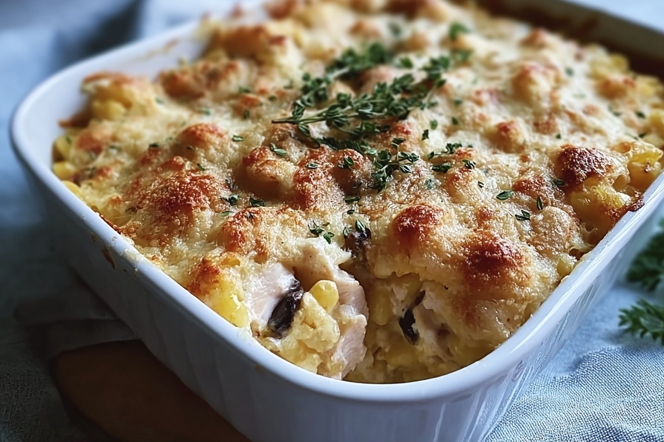 Chicken Cordon Bleu Casserole