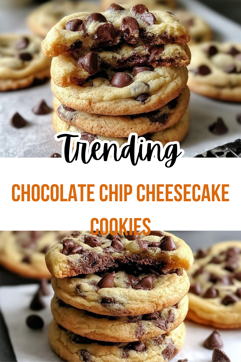 Chocolate Chip Cheesecake Cookies