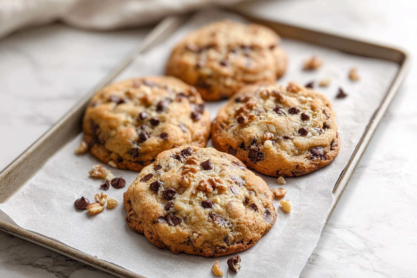 Chocolate Chip Walnut Cookies