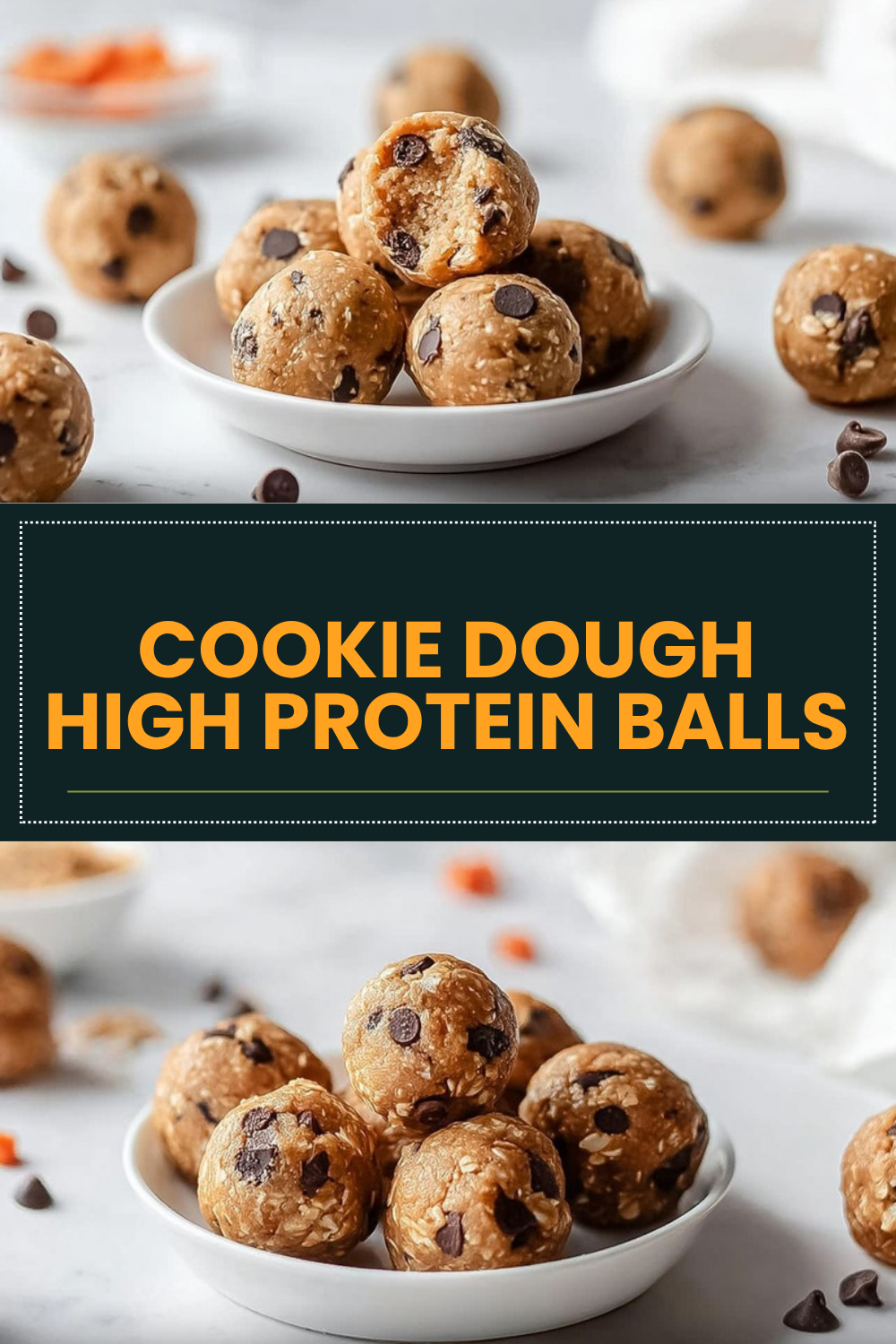 Cookie Dough High Protein Balls