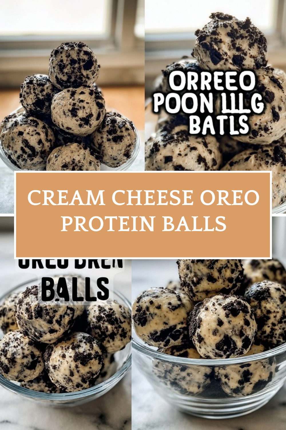 Cream Cheese Oreo Protein Balls