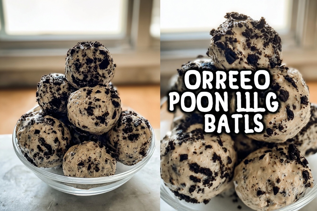 Cream Cheese Oreo Protein Balls