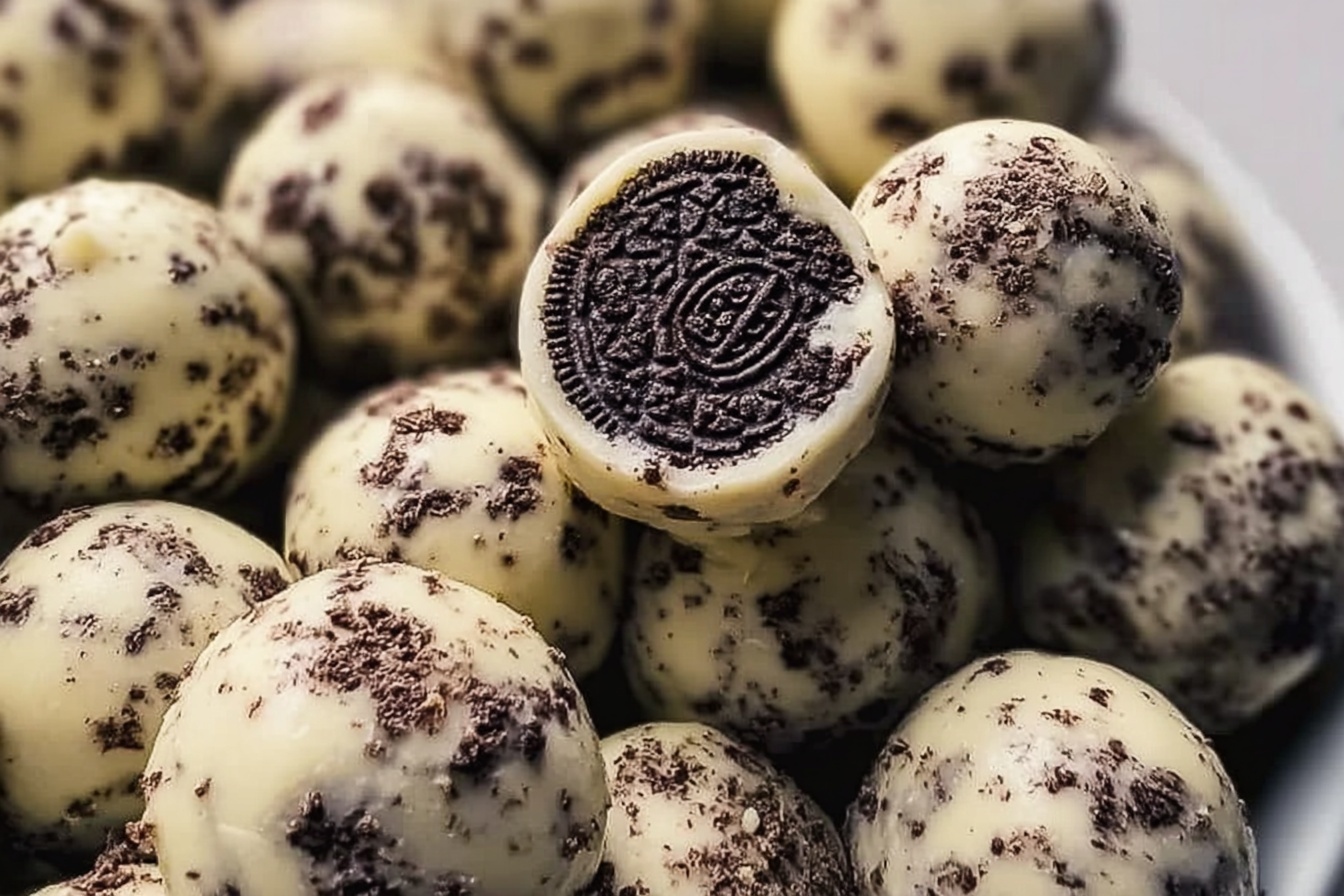 Cream Cheese Oreo Protein Balls