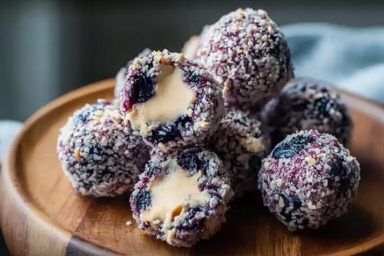 Creamy Blueberry Cheesecake Protein Balls 49.Png