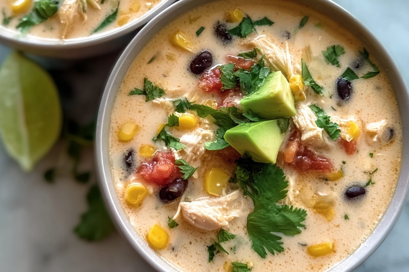 Creamy Chicken Taco Soup