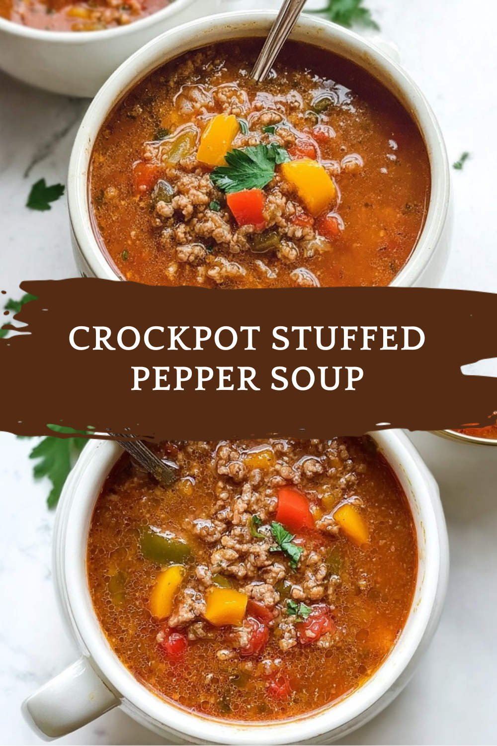 Crockpot Stuffed Pepper Soup