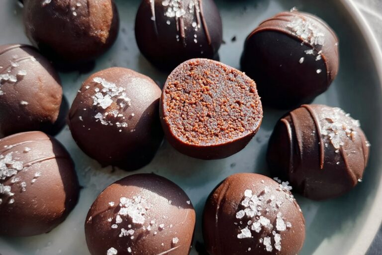 Dark Chocolate Protein Balls (No Bake, Low Carb) 68.Png