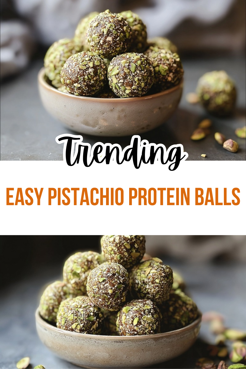 Easy Pistachio Protein Balls